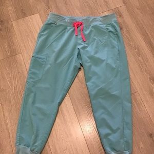 Figs turquoise petite XL women joggers